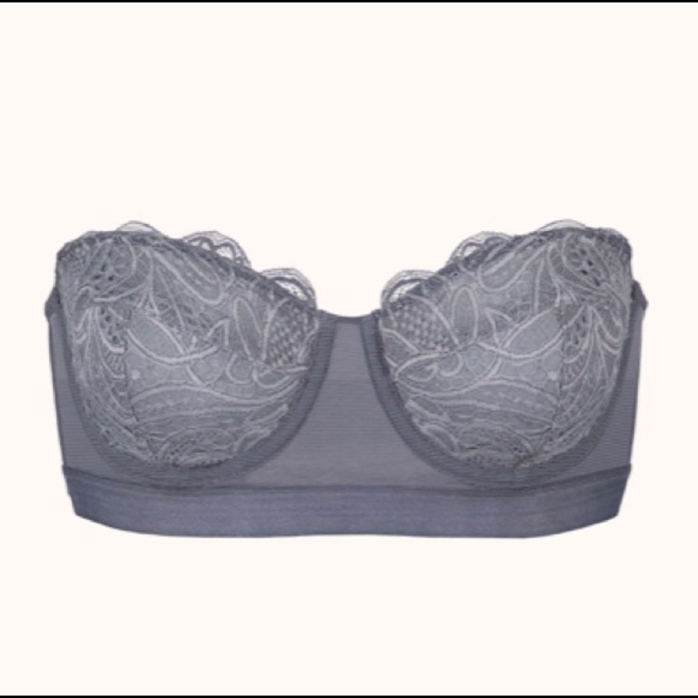 Lively | Lace Strapless Grey | 32B | Worn Once